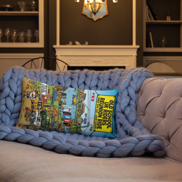 Limited Edition - Old School UK Cable Riders Reunion SESH Premium Pillow - Image 8