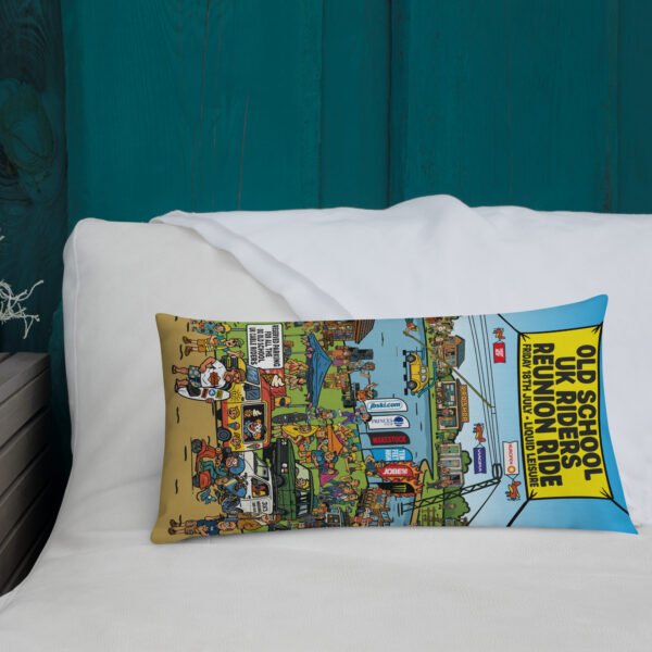Limited Edition - Old School UK Cable Riders Reunion SESH Premium Pillow - Image 6