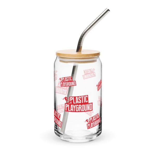Limited Edition - Plastic Playground Can-shaped Glass (Lid and Straw Optional)