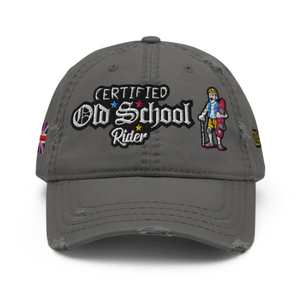 ULTIMATE EDITION - Certified Old School Rider Distressed Cap - UK Edition