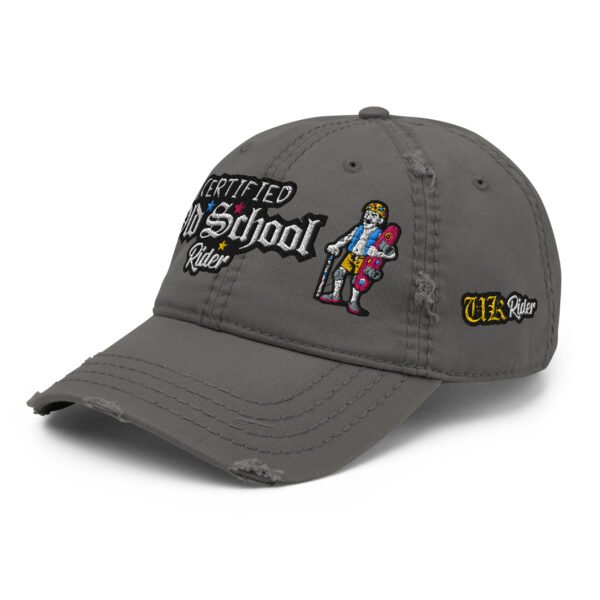 ULTIMATE EDITION - Certified Old School Rider Distressed Cap - UK Edition - Image 4
