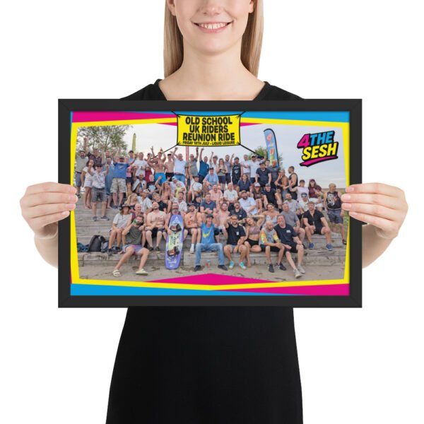 Limited Edition – Old School UK Cable Riders Reunion SESH Framed Photo - Image 5
