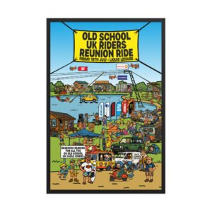 Limited Edition – Old School UK Cable Riders Reunion Framed Poster