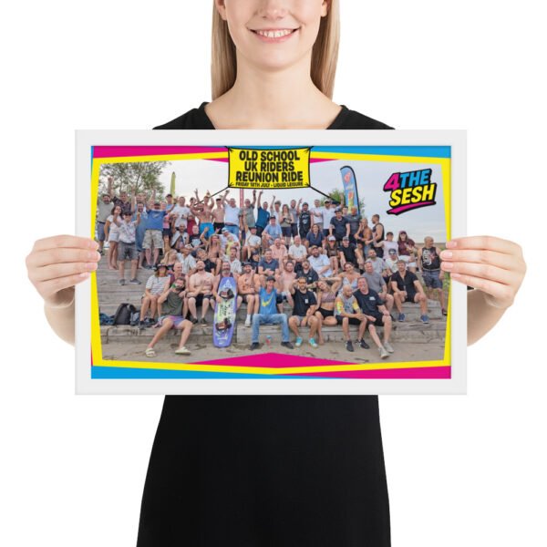 Limited Edition – Old School UK Cable Riders Reunion SESH Framed Photo - Image 4