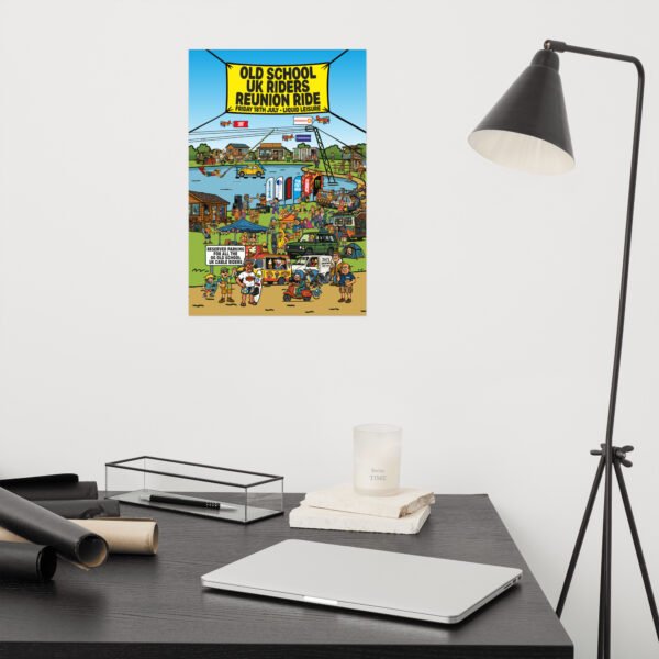Limited Edition – Old School UK Cable Riders Reunion Poster (No Frame) - Image 6