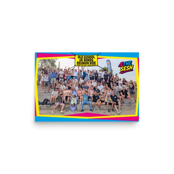 Limited Edition – Old School UK Cable Riders Reunion SESH Photo (No Frame) - Image 4