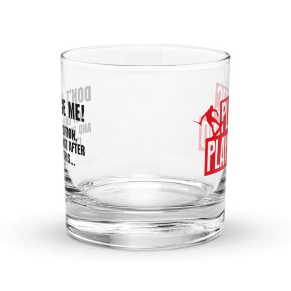 Limited Edition – Plastic Playground Don't Judge Me Rocks Glass - Image 4