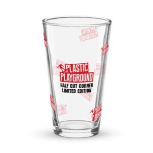 Limited Edition – Plastic Playground Half Cut Corner Shaker Glass