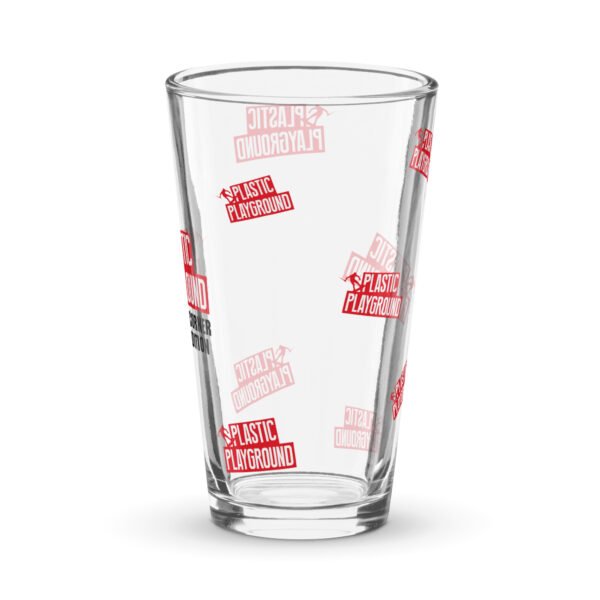 Limited Edition – Plastic Playground Half Cut Corner Shaker Glass - Image 4