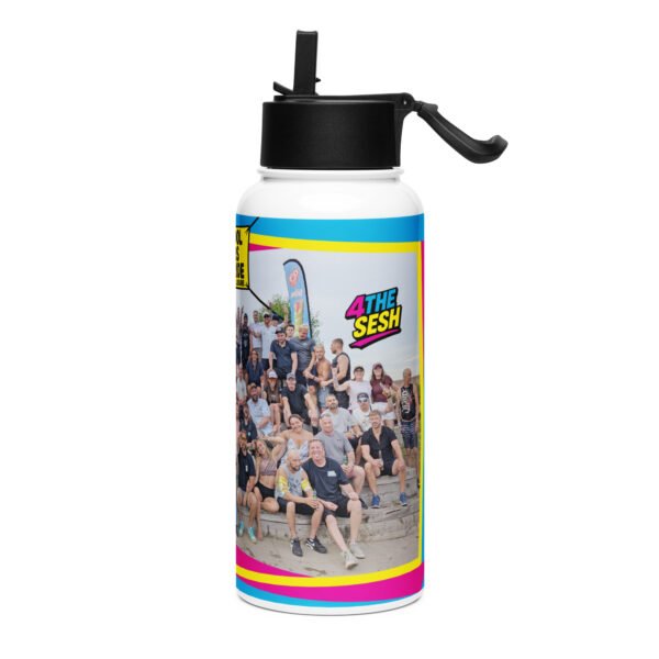 Limited Edition – Old School UK Cable Riders Reunion SESH Stainless Steel Water Bottle - Image 3