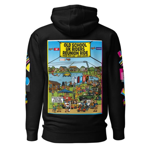 ULTIMATE EDITION – Old School UK Cable Riders Reunion SESH Unisex Hoodie (Dark Colours) - Image 6