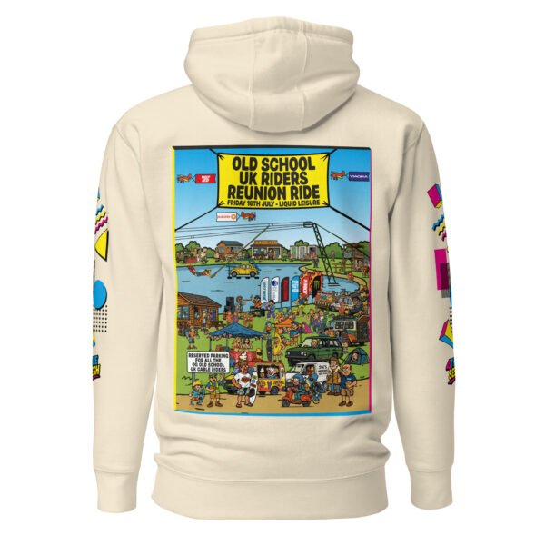 ULTIMATE EDITION - Old School UK Cable Riders Reunion SESH Unisex Hoodie (Light Colours) - Image 6