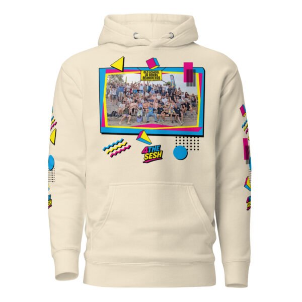 ULTIMATE EDITION - Old School UK Cable Riders Reunion SESH Unisex Hoodie (Light Colours) - Image 5