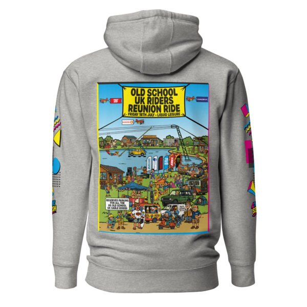 ULTIMATE EDITION - Old School UK Cable Riders Reunion SESH Unisex Hoodie (Light Colours) - Image 14