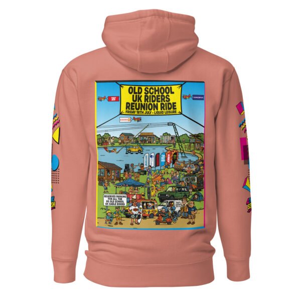 ULTIMATE EDITION - Old School UK Cable Riders Reunion SESH Unisex Hoodie (Light Colours) - Image 18