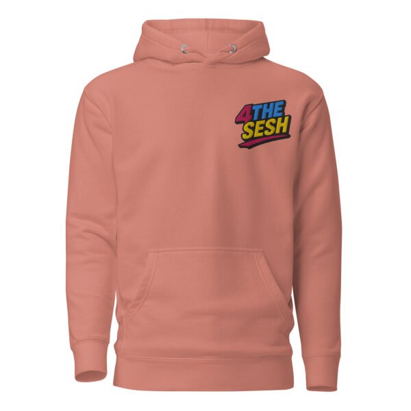 Limited Edition – Old School UK Cable Riders Reunion Poster Unisex Hoodie (Light Colours) - Image 4