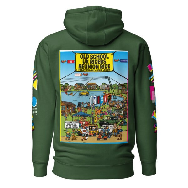 ULTIMATE EDITION – Old School UK Cable Riders Reunion SESH Unisex Hoodie (Dark Colours) - Image 14