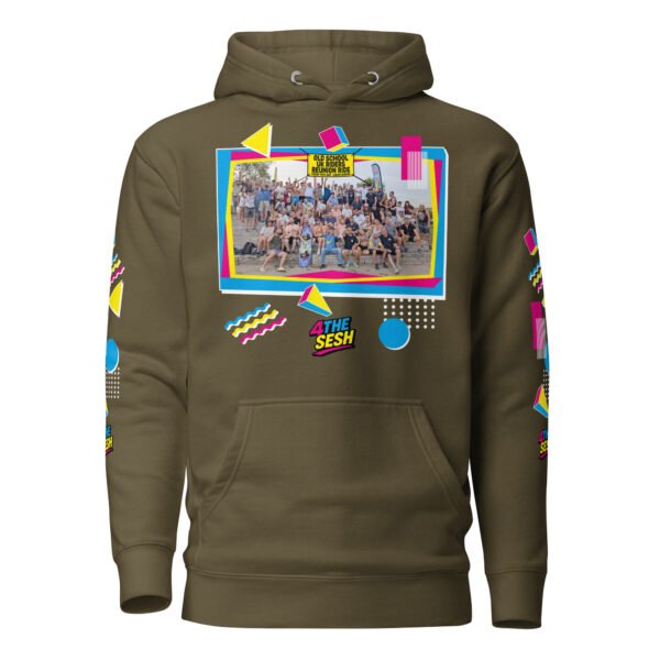 ULTIMATE EDITION – Old School UK Cable Riders Reunion SESH Unisex Hoodie (Dark Colours) - Image 9