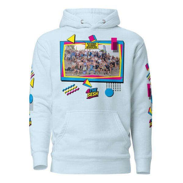 ULTIMATE EDITION - Old School UK Cable Riders Reunion SESH Unisex Hoodie (Light Colours) - Image 9