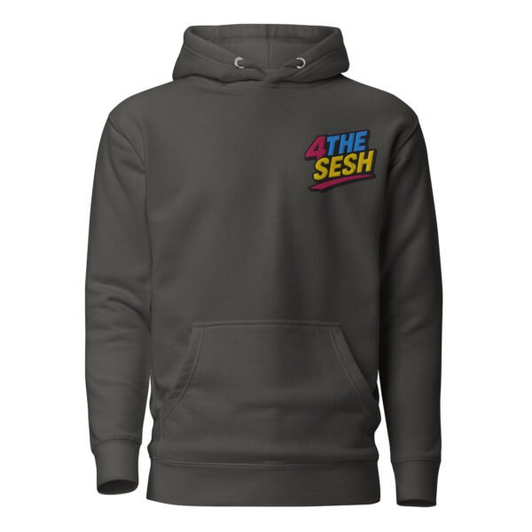 Limited Edition – Old School UK Cable Riders Reunion Poster Unisex Hoodie (Dark Colours) - Image 2
