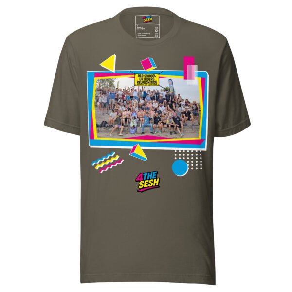 Limited Edition – Old School UK Cable Riders Reunion SESH Unisex Tee (Dark Colours) - Image 6