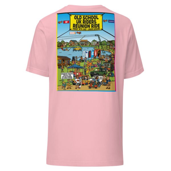 Limited Edition – Old School UK Cable Riders Reunion SESH Unisex Tee (Light Colours) - Image 12