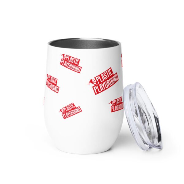 Limited Edition - Plastic Playground Half Cut Corner Wine Tumbler - Image 2