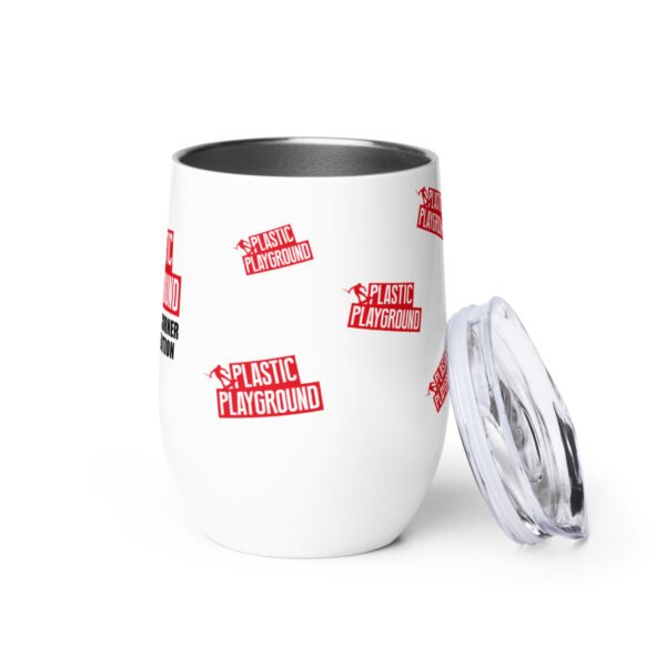 Limited Edition - Plastic Playground Half Cut Corner Wine Tumbler - Image 4