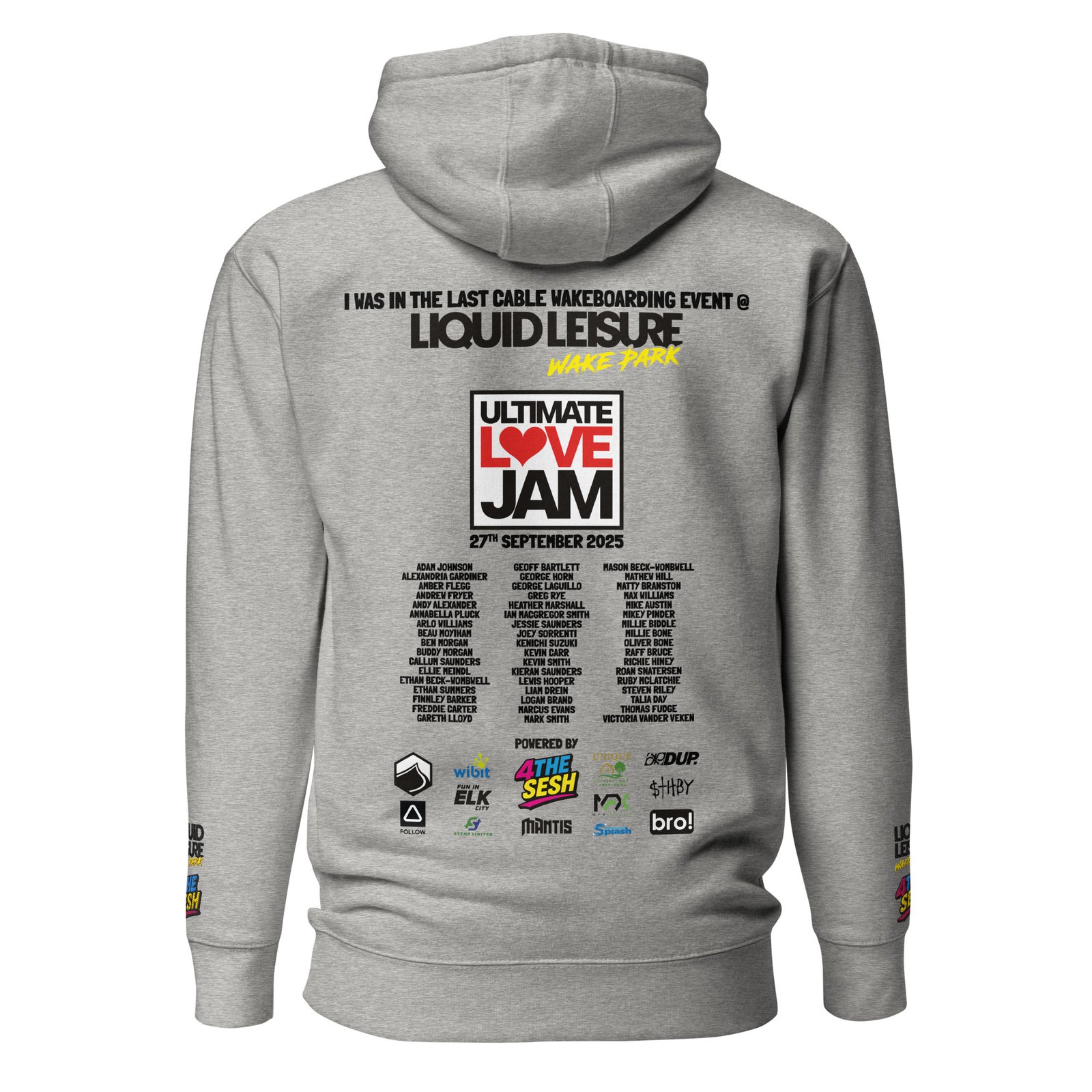 Ultimate Love Jam Competitor Hoodie – Light Colours