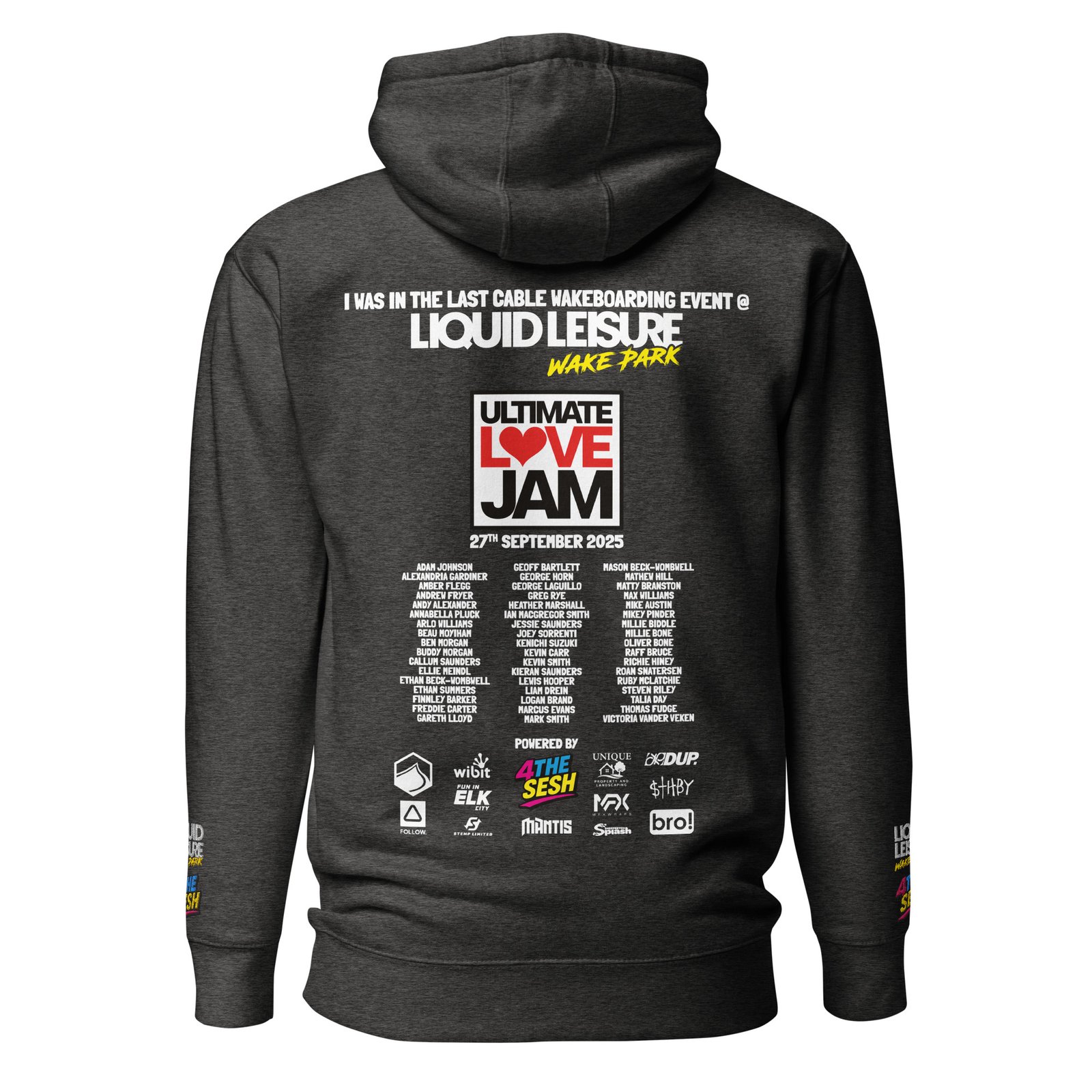 Ultimate Love Jam Competitor Hoodie – Dark Colours - Image 11