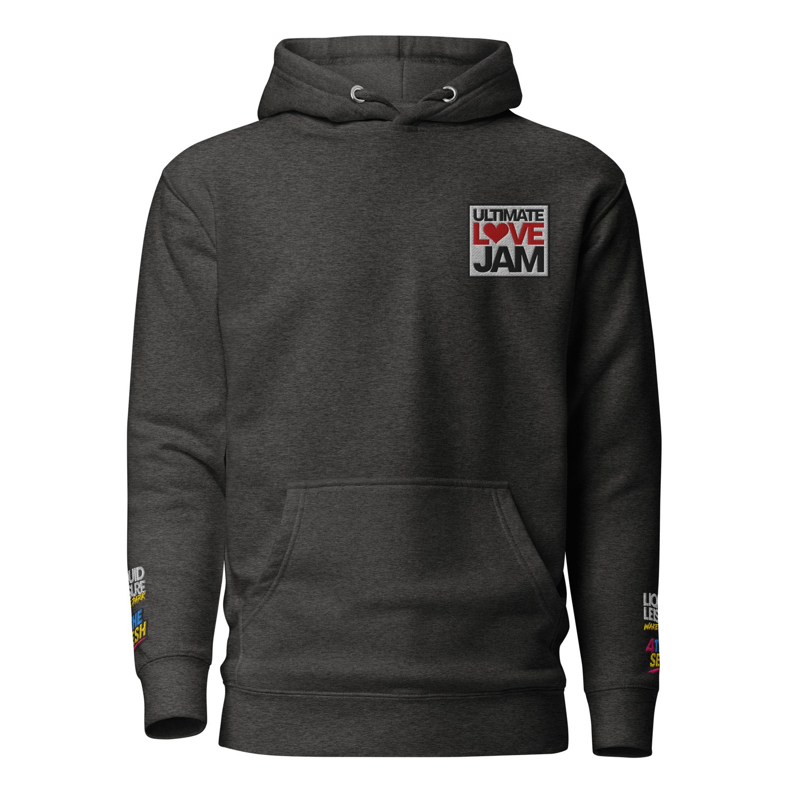 Ultimate Love Jam Competitor Hoodie – Dark Colours - Image 5