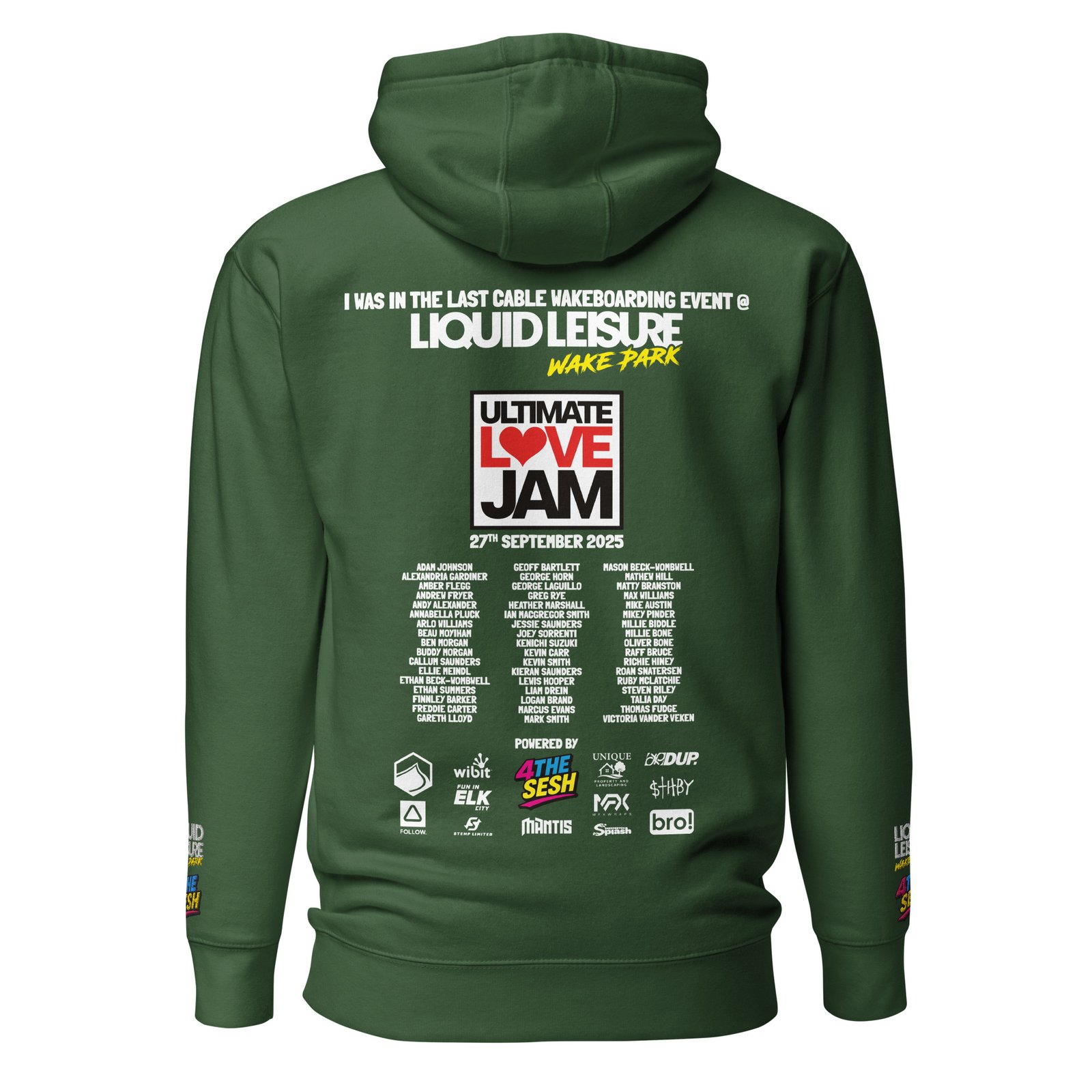 Ultimate Love Jam Competitor Hoodie – Dark Colours - Image 13