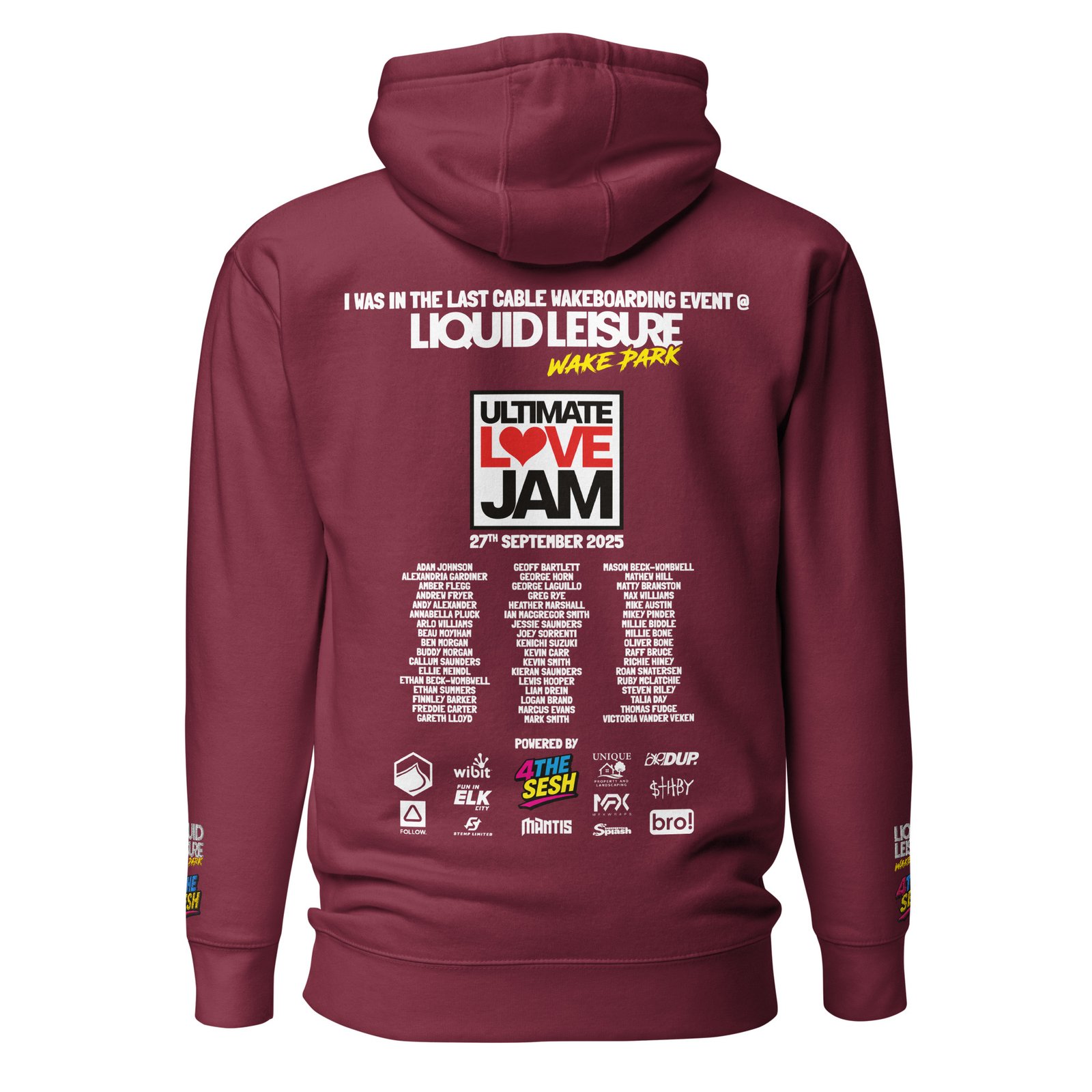 Ultimate Love Jam Competitor Hoodie – Dark Colours