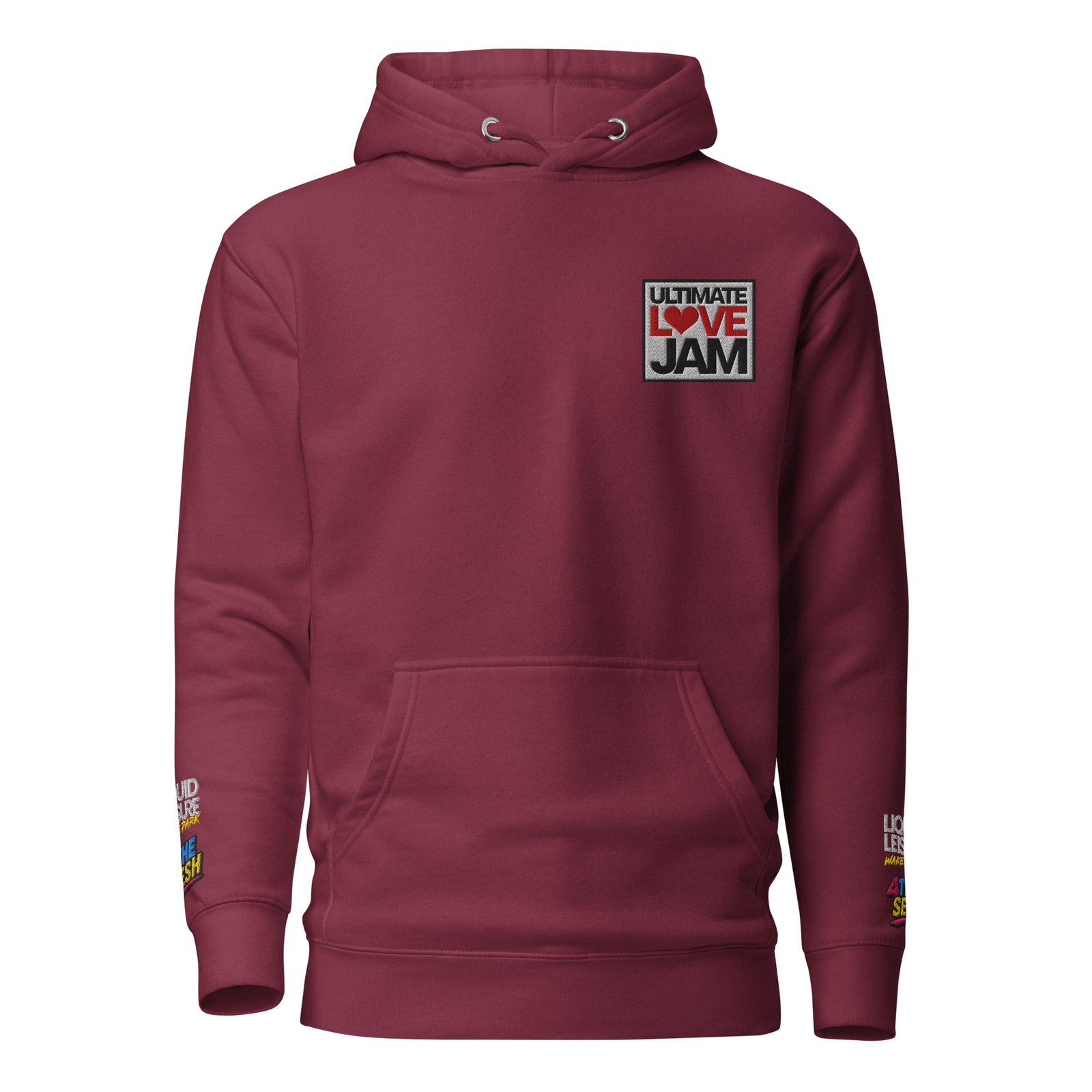 Ultimate Love Jam Competitor Hoodie – Dark Colours - Image 4