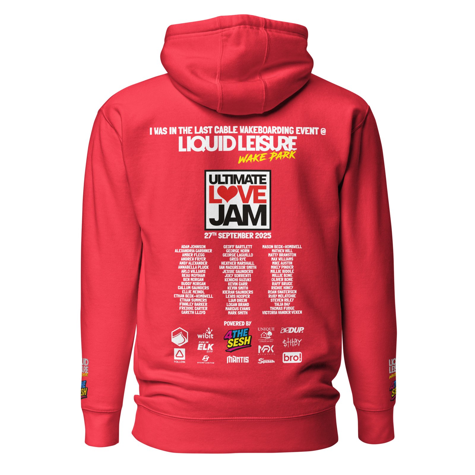 Ultimate Love Jam Competitor Hoodie – Dark Colours - Image 14