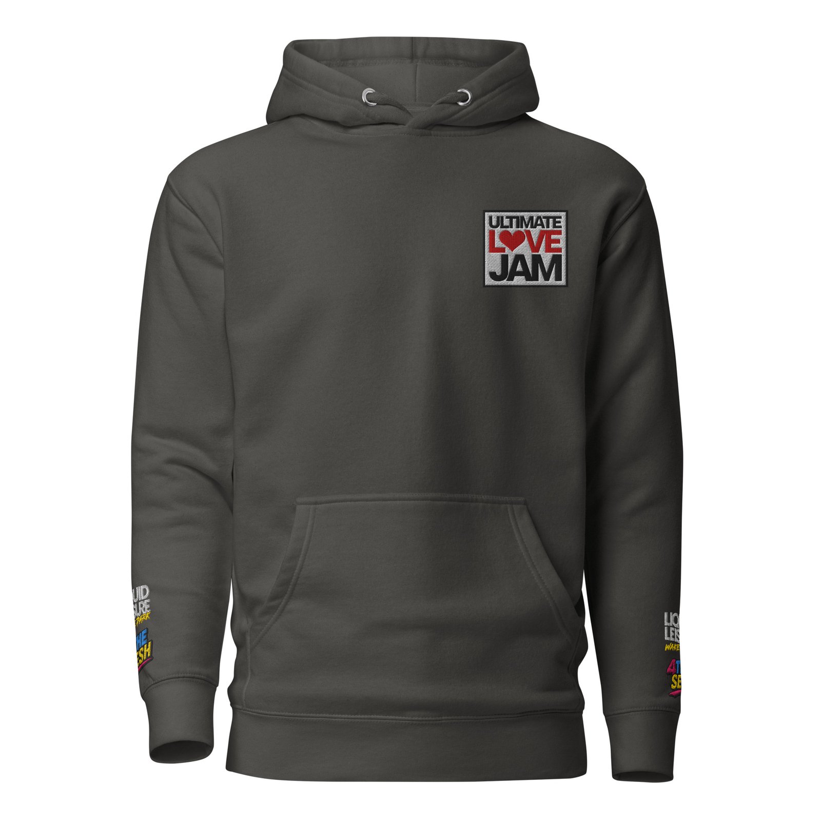 Ultimate Love Jam Competitor Hoodie – Dark Colours - Image 6