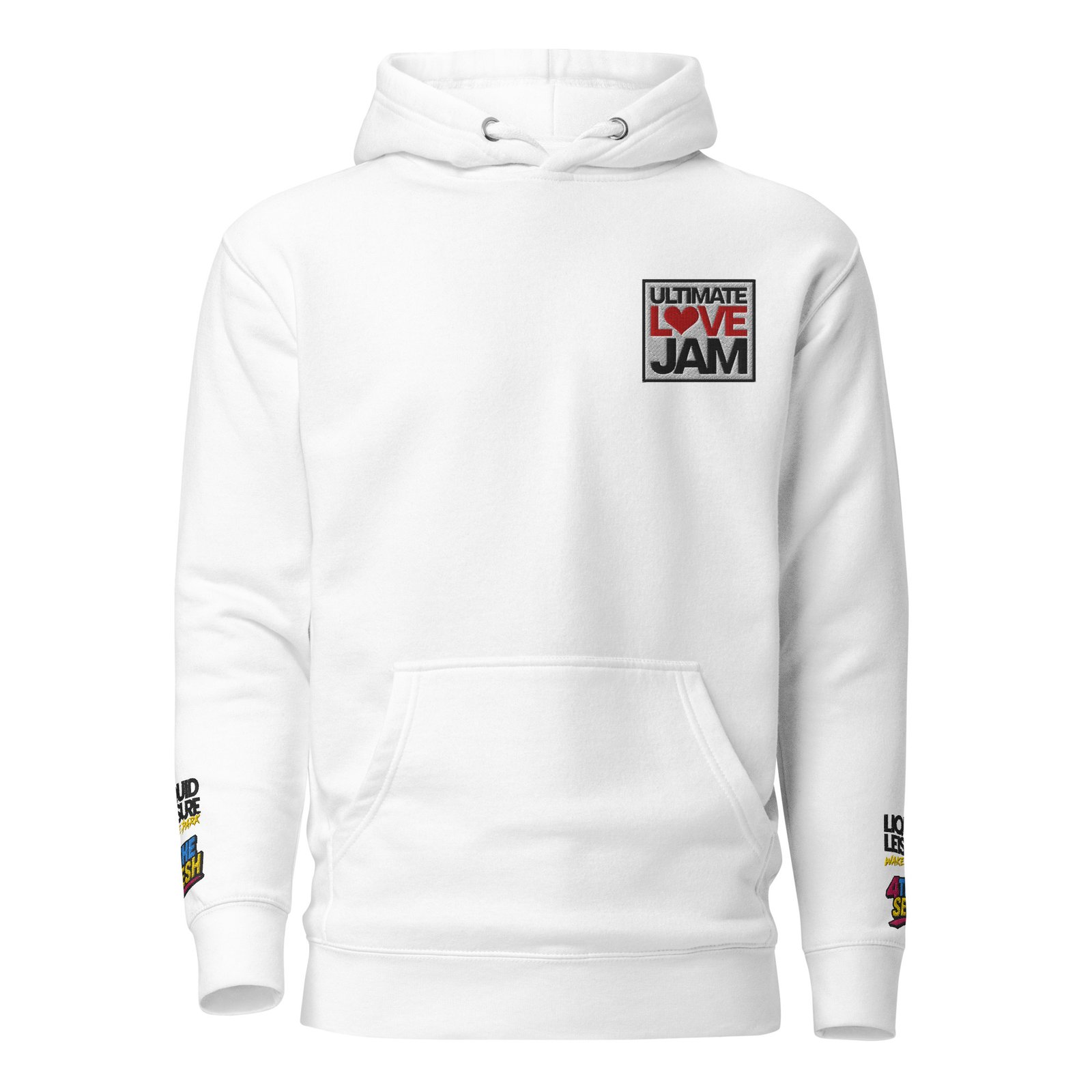 Ultimate Love Jam Competitor Hoodie – Light Colours - Image 3