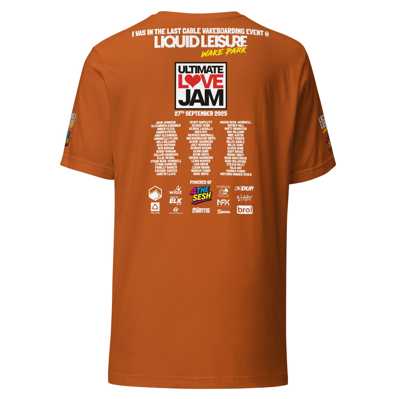 Ultimate Love Jam Competitor Tee – Dark Colours - Image 25