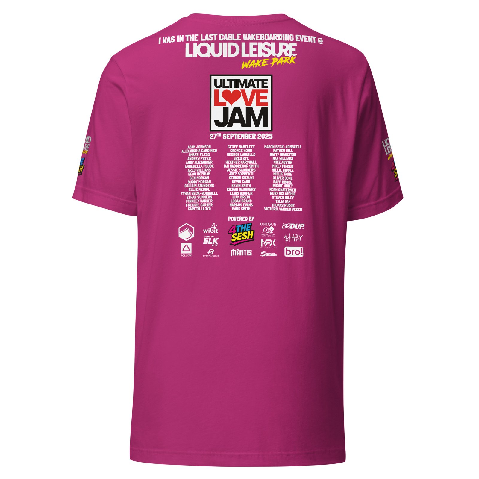 Ultimate Love Jam Competitor Tee – Dark Colours - Image 23