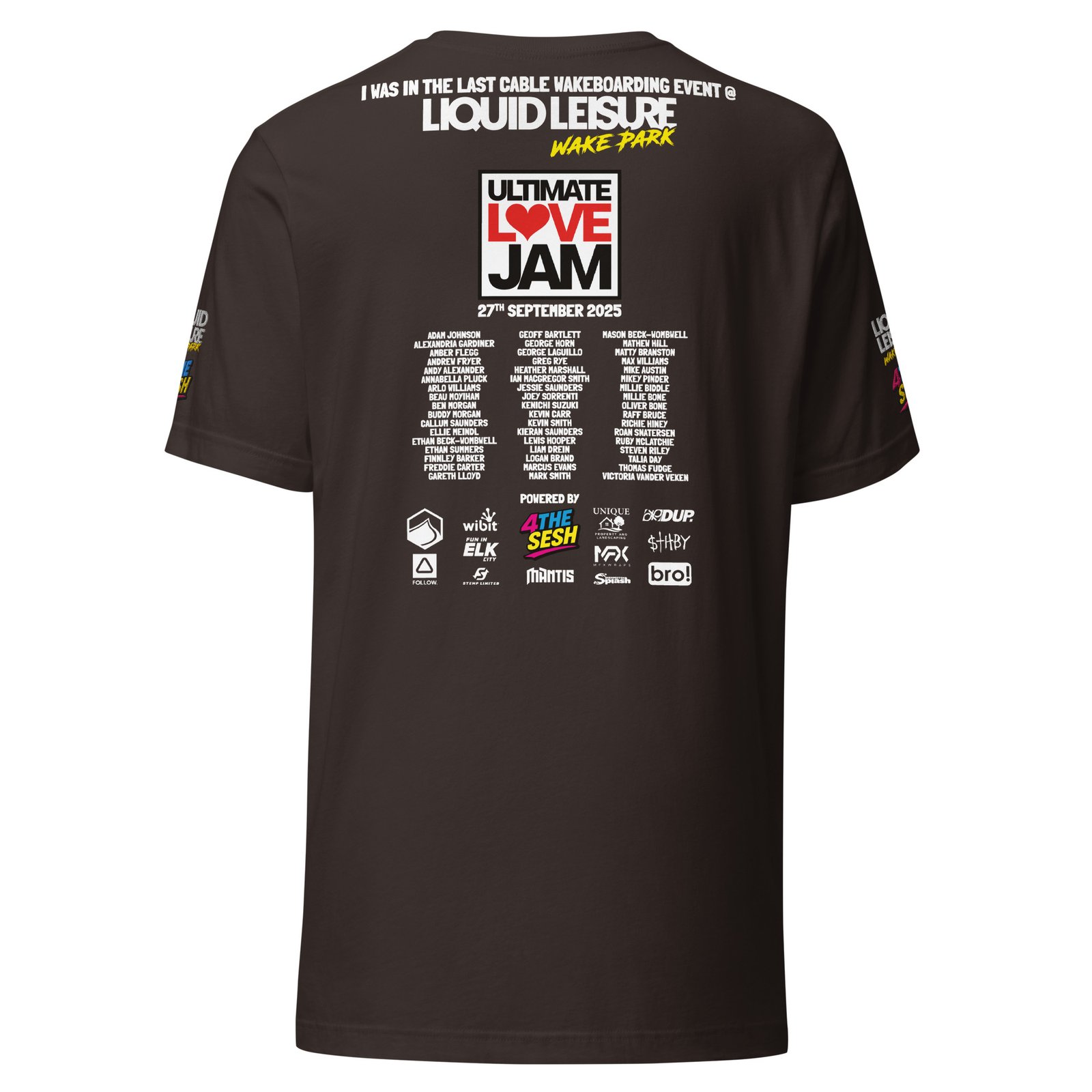 Ultimate Love Jam Competitor Tee – Dark Colours - Image 19