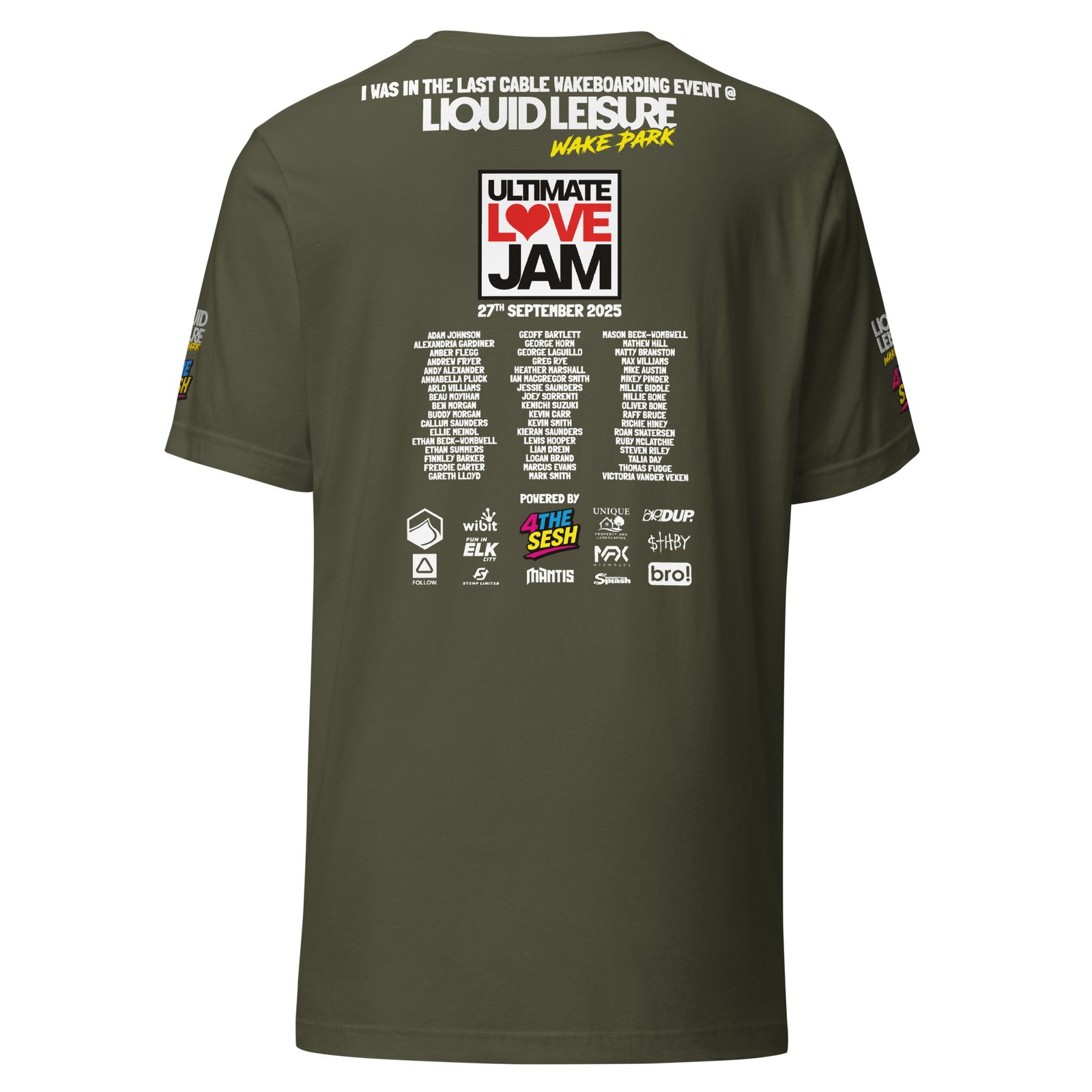 Ultimate Love Jam Competitor Tee – Dark Colours