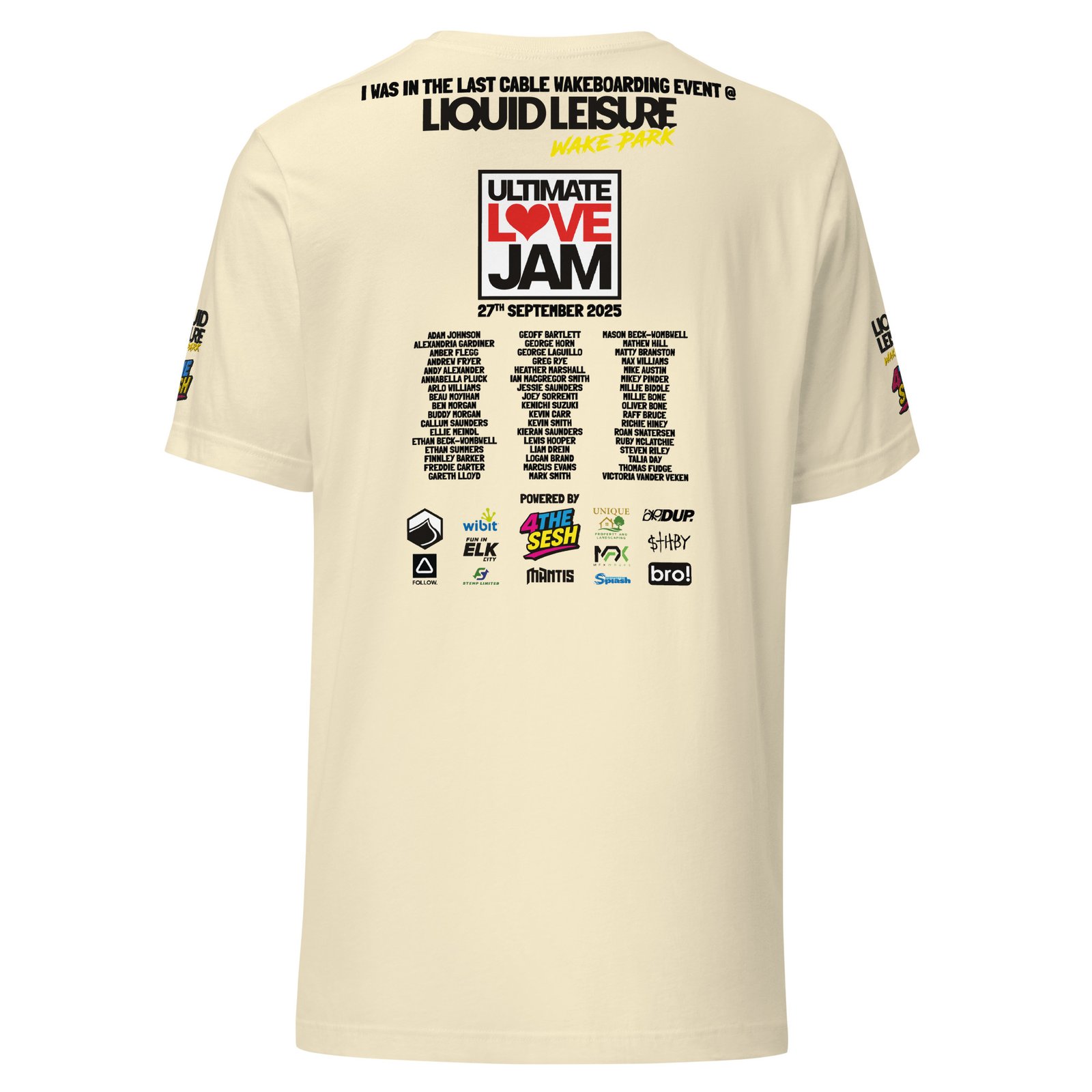 Ultimate Love Jam Competitor Tee – Light Colours - Image 17