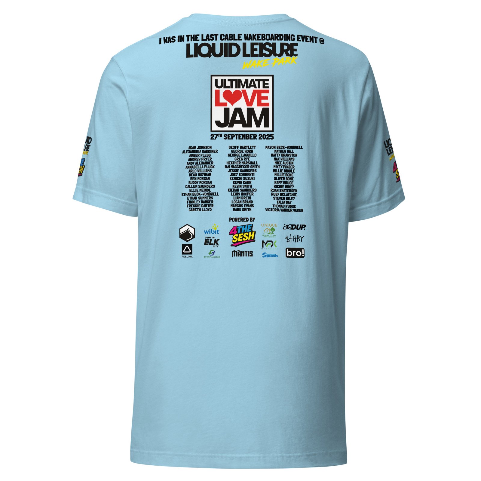 Ultimate Love Jam Competitor Tee – Light Colours - Image 13