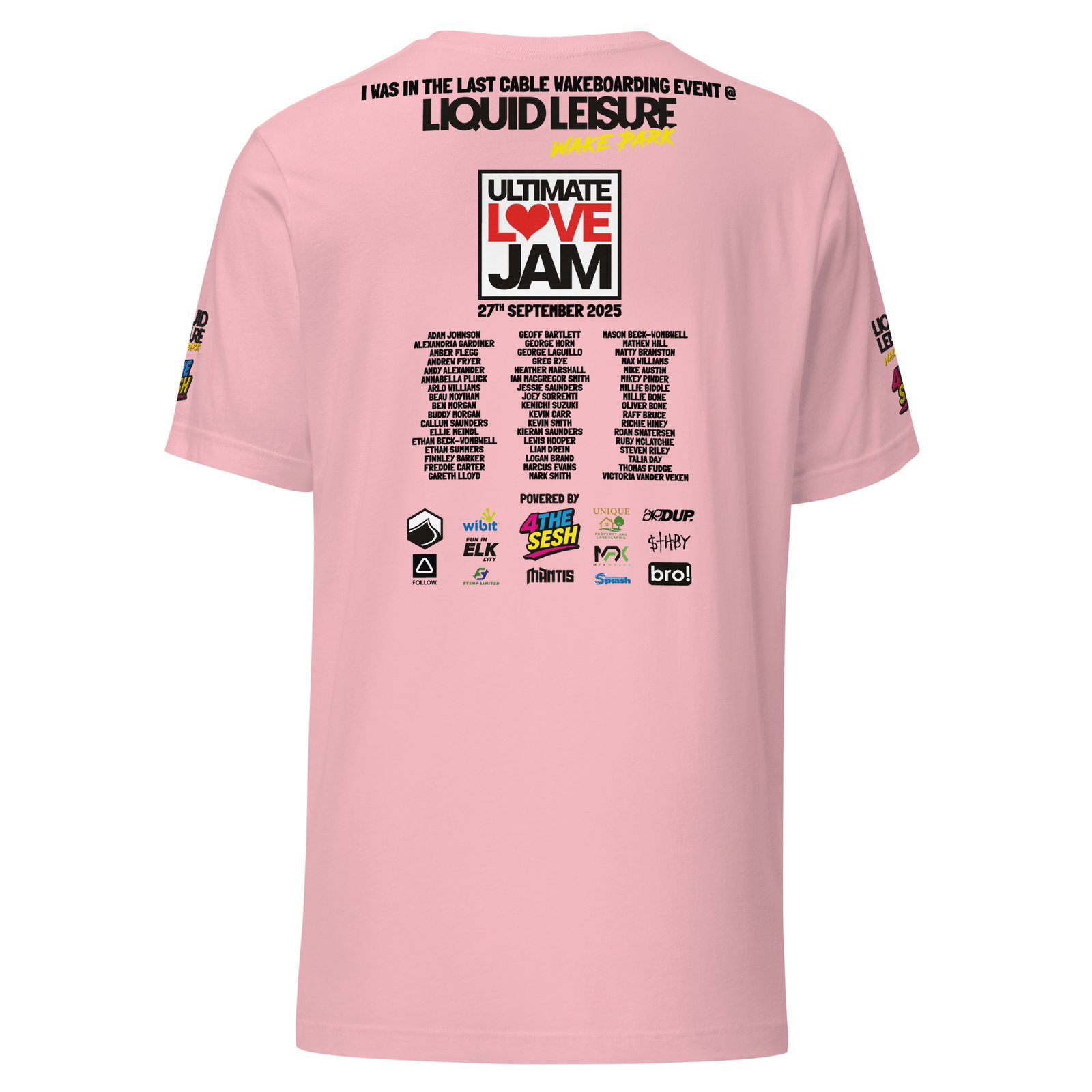 Ultimate Love Jam Competitor Tee – Light Colours - Image 11