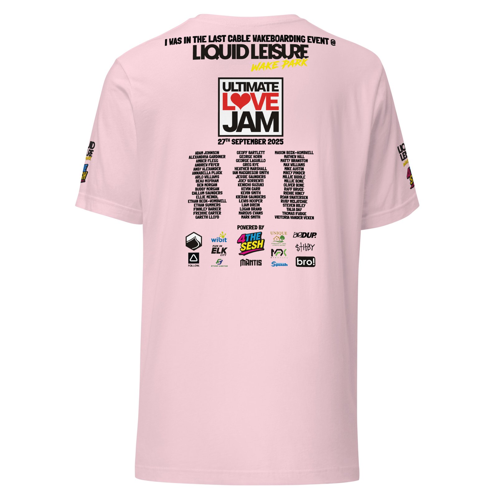 Ultimate Love Jam Competitor Tee – Light Colours