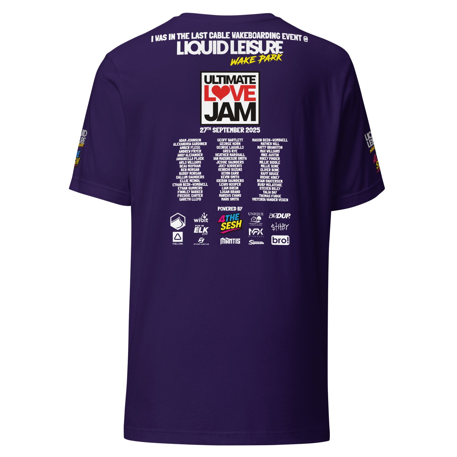 Ultimate Love Jam Competitor Tee – Dark Colours - Image 17